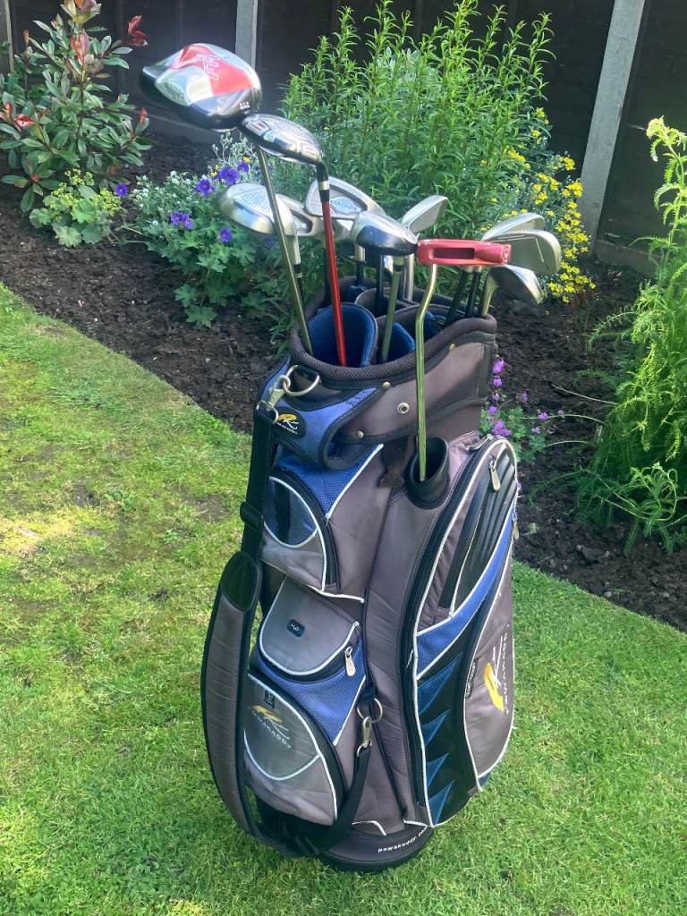 Golf Bag and a full set of clubs in fair condition