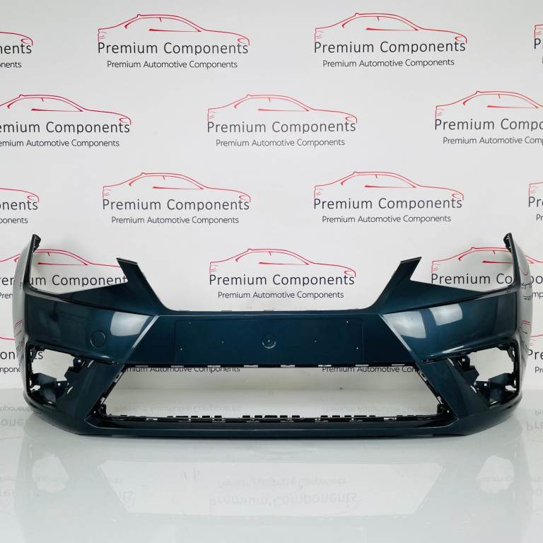 Seat Ibiza Front Bumper Genuine Blue Mk5 Fr 2017 - 2022 [ao80]