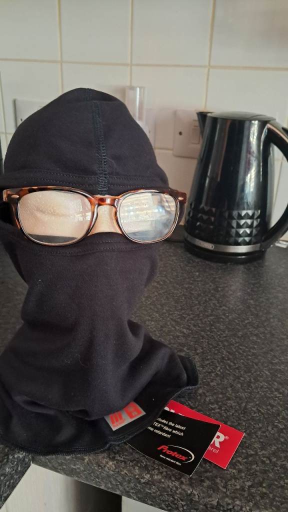 New Black Balaclava Hood – One Size for Outdoors