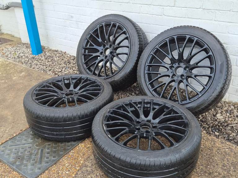 🌟Vw Transporter T5 T6 20 Inch alloy wheels 5x120 with MATCHING TYRES 5M++
