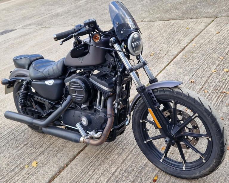 2016 16 HARLEY DAVIDSON XL 883 N IRON 16 SPORTSTER GREY XL883 CUSTOM CRUISER