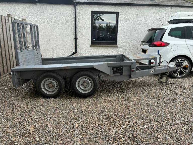Ifor Williams twin axle plant trailer