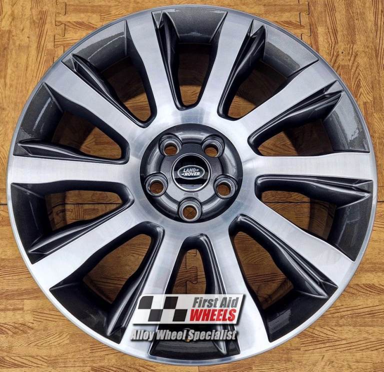 R484DCG Swap RANGE ROVER 4x 21'' GENUINE STYLE 1001 GREY DIAMOND CUT ALLOY WHEELS