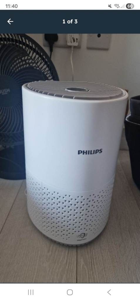 Philips 6000i Series AC0650/20 Air Purifier - White, As Good As New