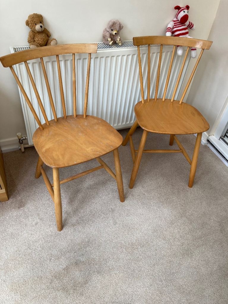 Pair of Danish FDB Mobler chairs 