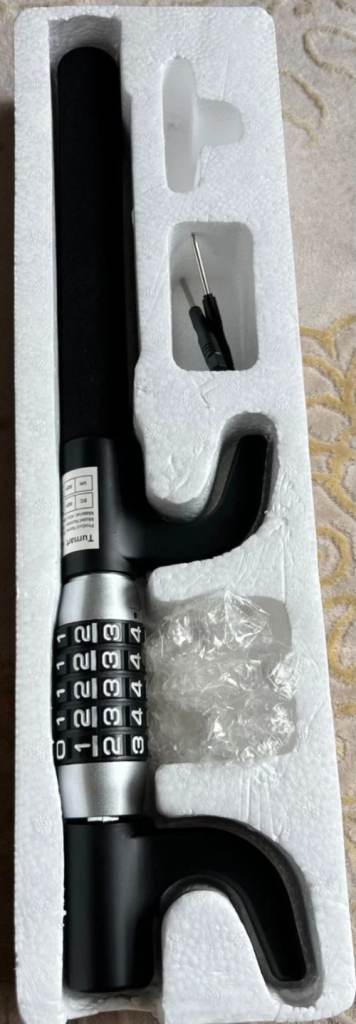 Keyless Car Steering Wheel Lock 5 Coded Combination Locker Security Anti-theft