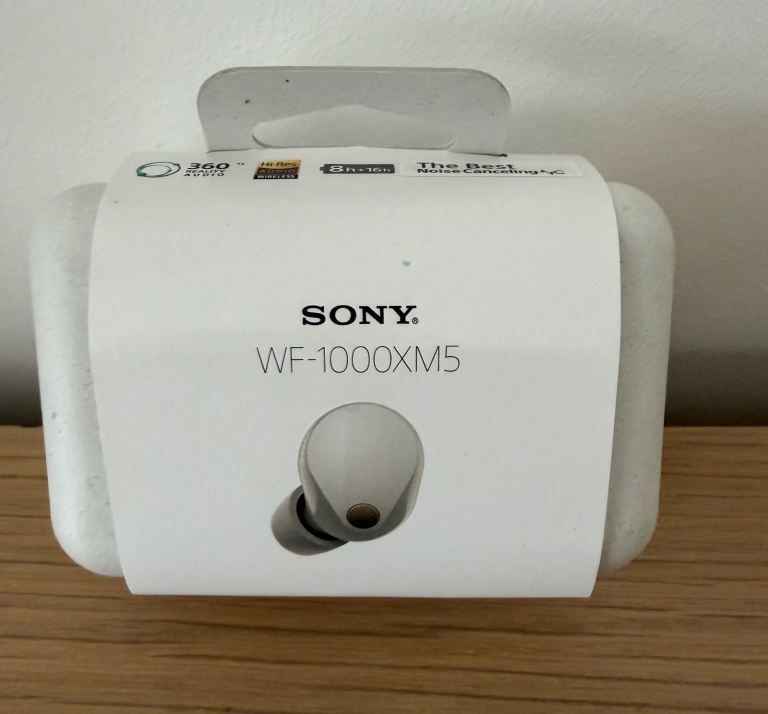 Sony WF-1000XM5 Wireless Noise Cancelling In Ear Earbuds Silver (IPX4)