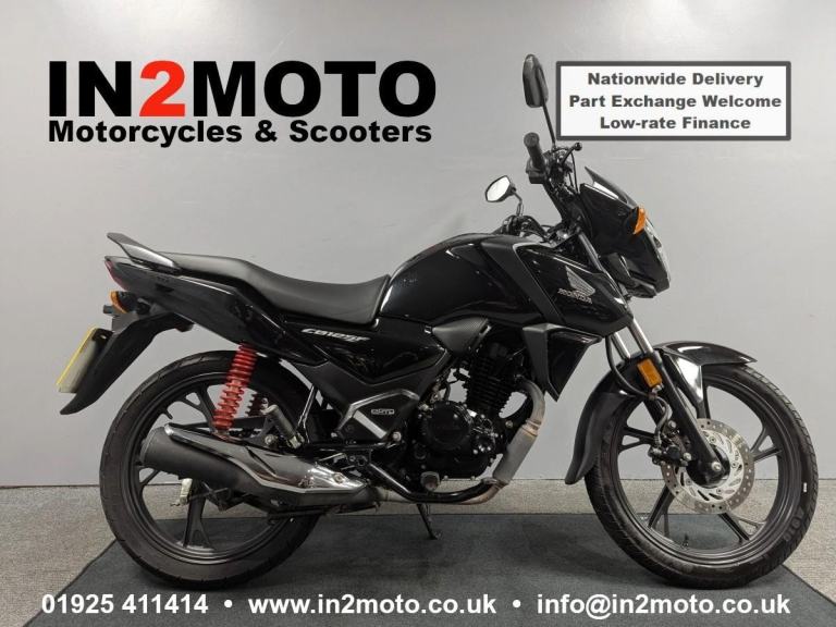 2024 (74) Honda CB125F in Black with 3,413 miles