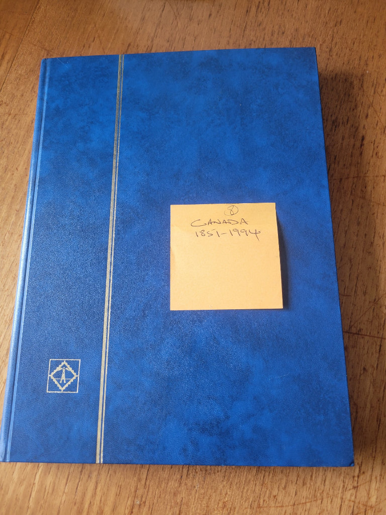 Canadian Postage Stamp Collection Canada Stamp Album & Sheet 1851-1994