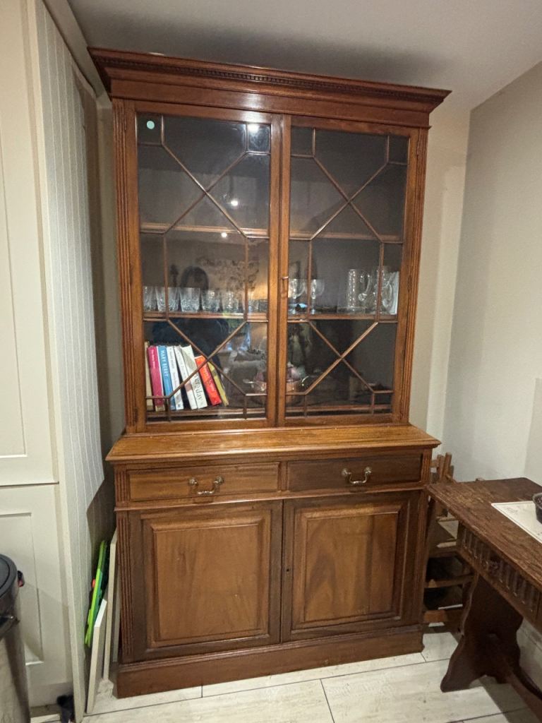 Oak China Cabinet 
