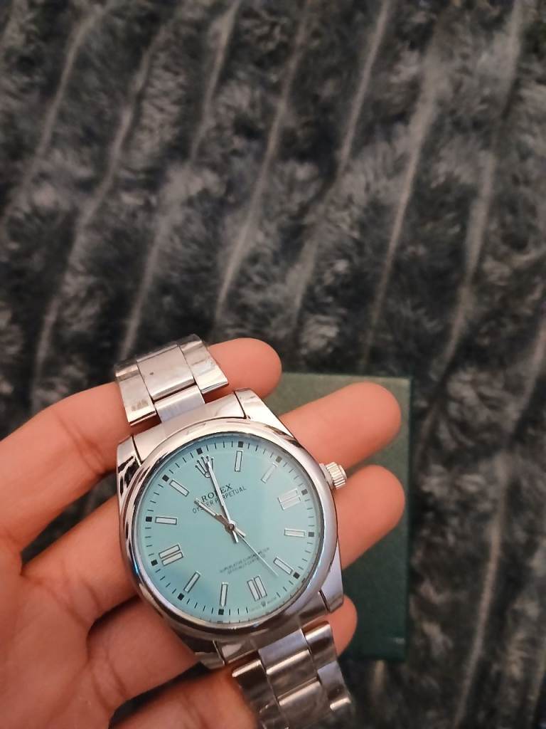 Mens teal watch