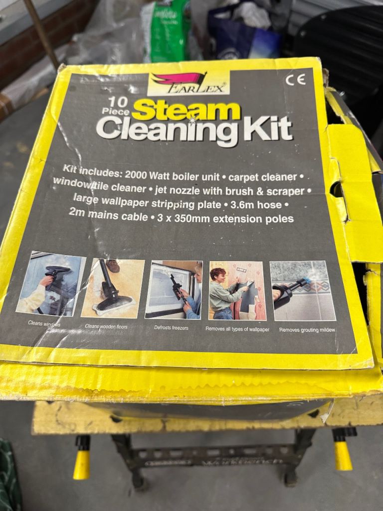 Steam cleaning kit