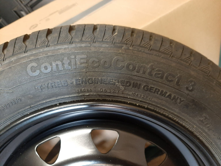 Full size spare space Saver for Ford KA mk2/Fiat 500 for sale. 