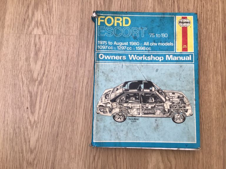 Haynes Workshop Manual Ford Escort,   Covering the years 1975 to 1980 1097cc/1297cc/1598cc  £3.00