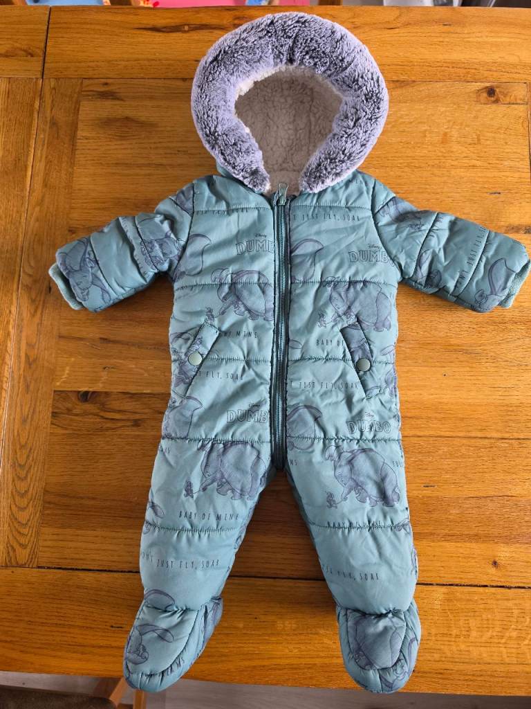 Dumbo baby 3-6 month snow suit 