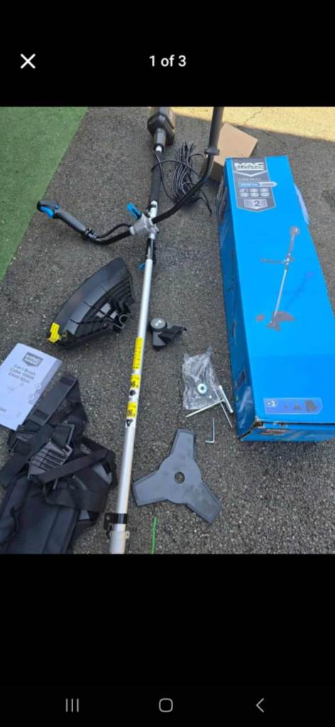 Grass in1 grass&brush cutter. With long wire .test on collection avilable 
