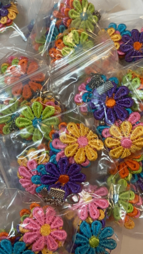New Multicoloured Daisy Flower choker