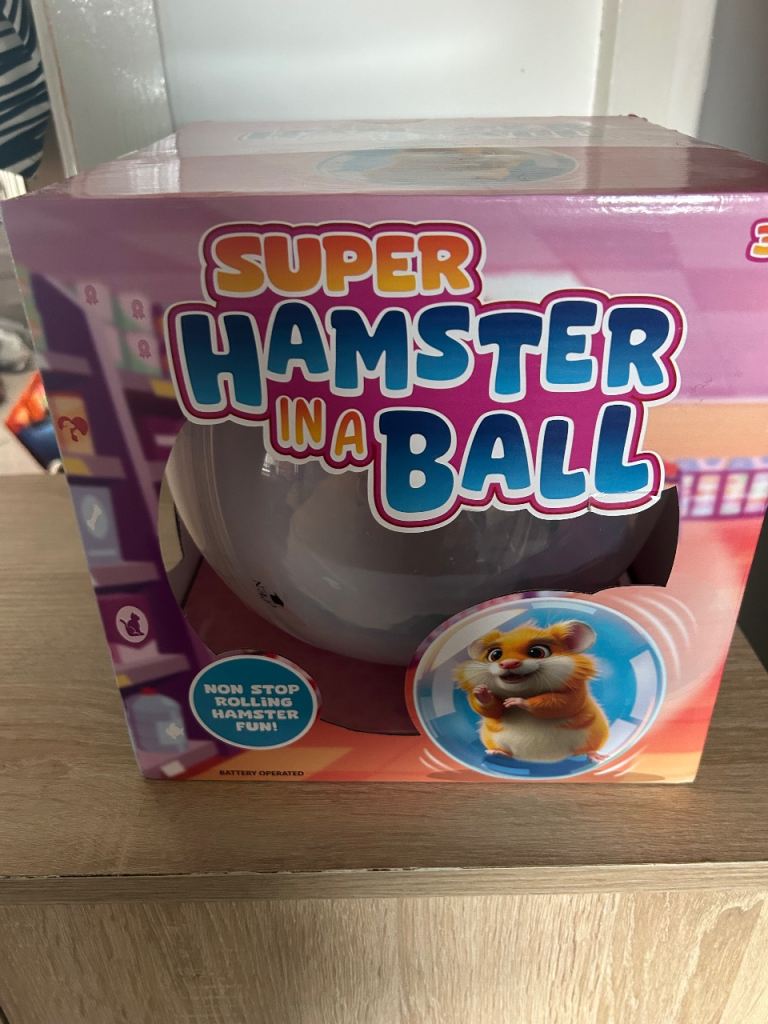 Super Hamster in a Ball Toy – Brand New in Box