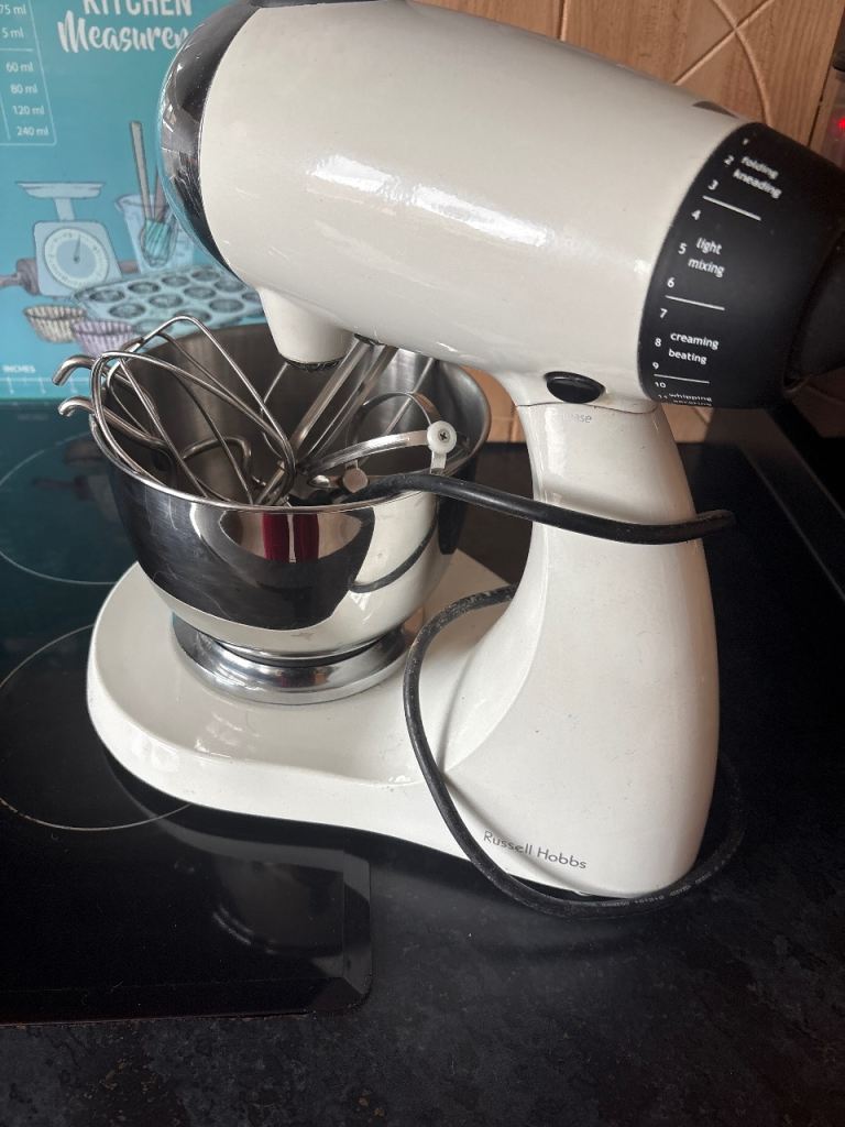 Russell Hobbs Stand Mixer – White, Good Condition