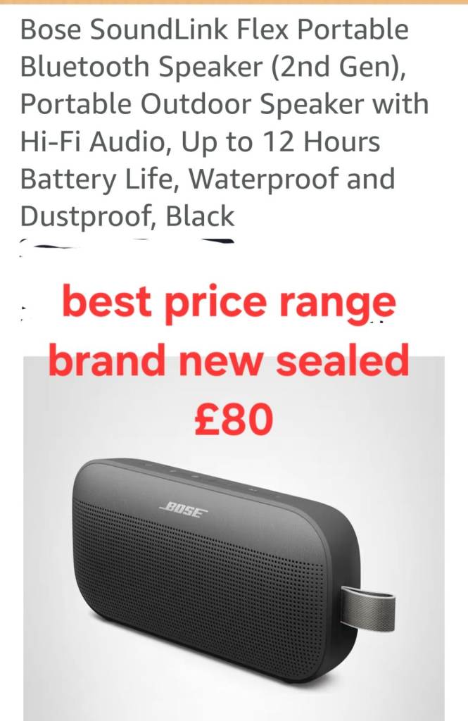 Bose SoundLink Flex Portable Bluetooth Speaker - Brand New Sealed