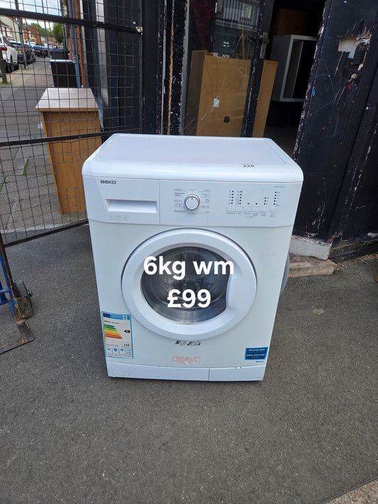 Beko 6kg washing machine 🌟 Free Delivery 🌟 120 Days Warranty 🌟 