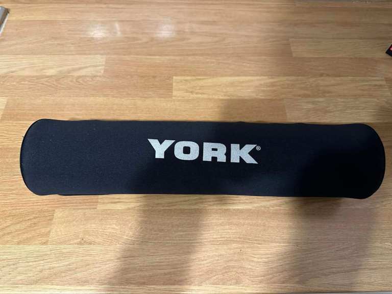 York Barbell Heavy Duty Bar Pad Support 1" & 2" Bars - Cost £31.99 Sell £14.99