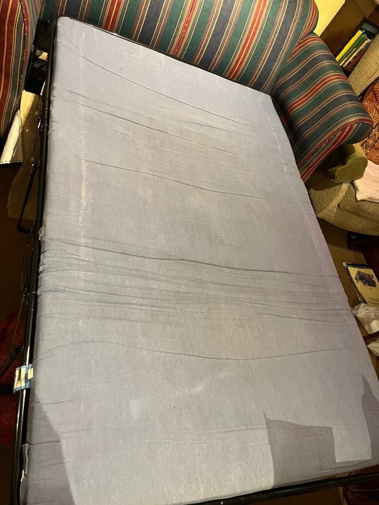 Striped Sofa Bed – Good Condition, Ready for a New Home