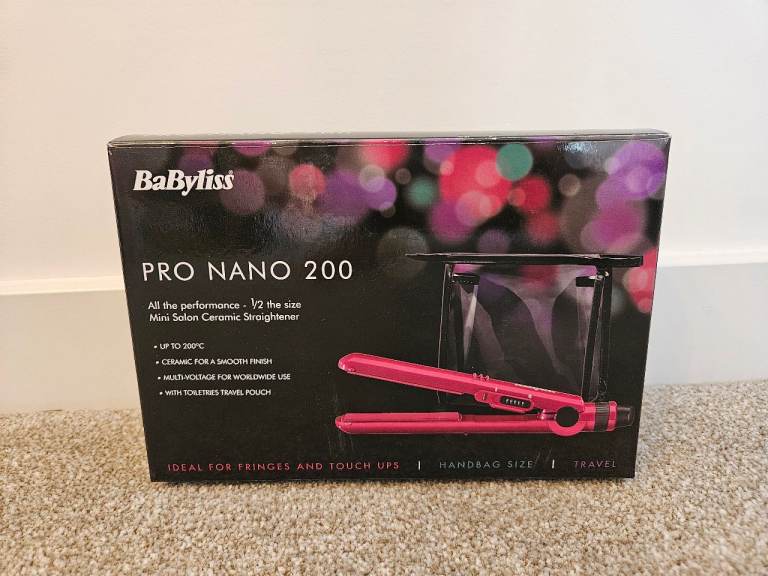 Mini hair straightener BaByliss Pro Nano 200