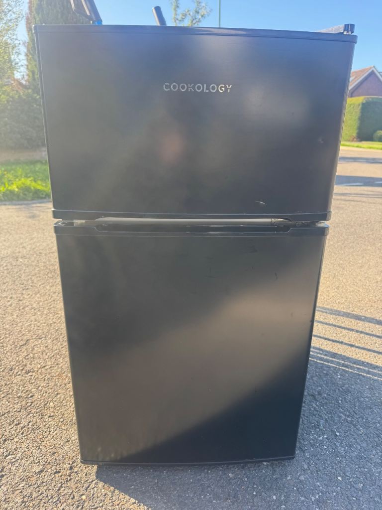 Cookology Mini Fridge Freezer - Black, As Good As New