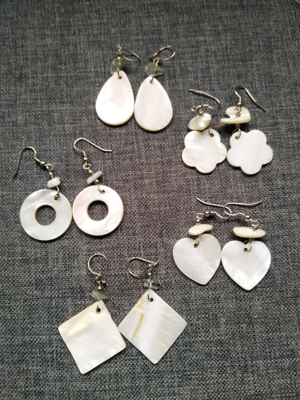 Peruvian earrings X 5 pairs *Joblot*