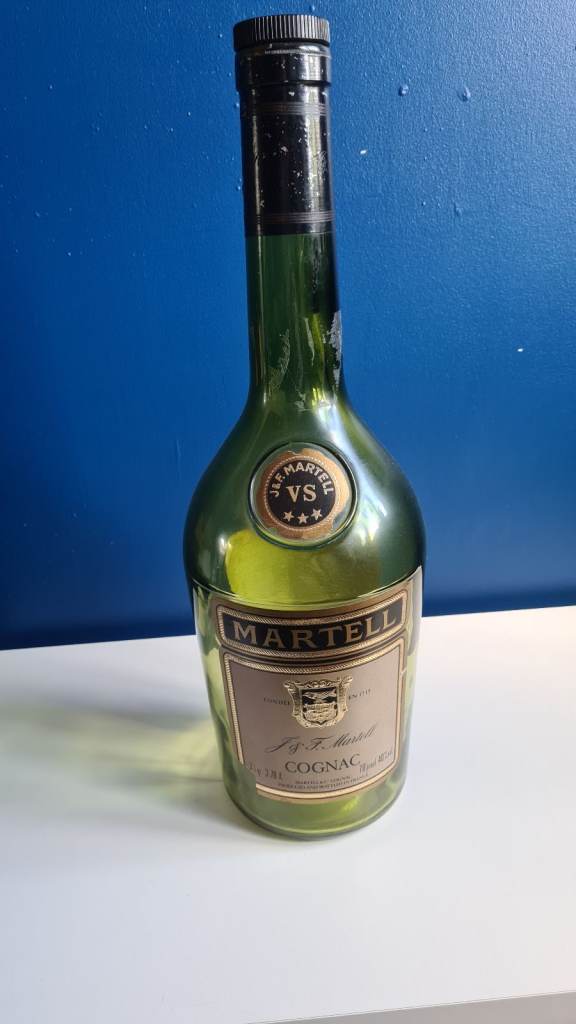 Martell Cognac empty bottle 3.78L 