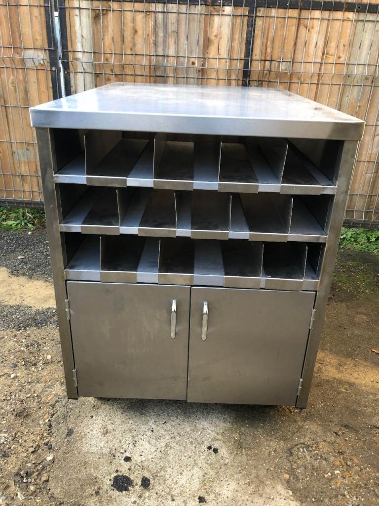 MOBILE SPEED PACKAGING TABLE PREPERATION STATION RESTAURANT TAKE AWAY ON WHEELS