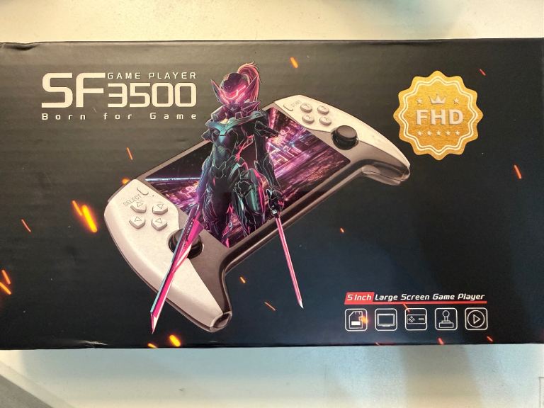SF3500 Portable Game Player - NEW, 5-inch IPS Screen
