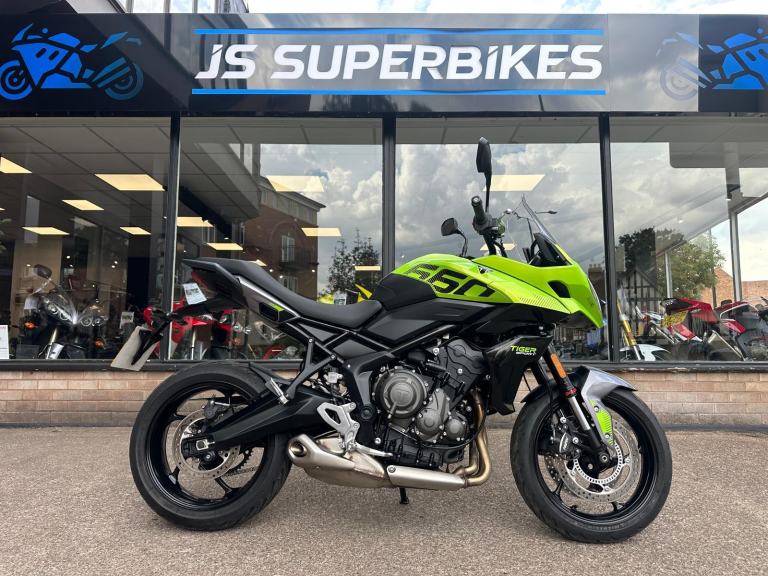TRIUMPH TIGER 660 SPORT 2025 - ROULETTE GREEN - ONE OWNER - 1473 MILES