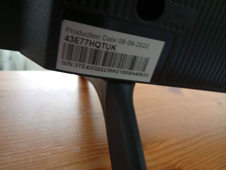 Hisence 4k 43 inch qled tv 