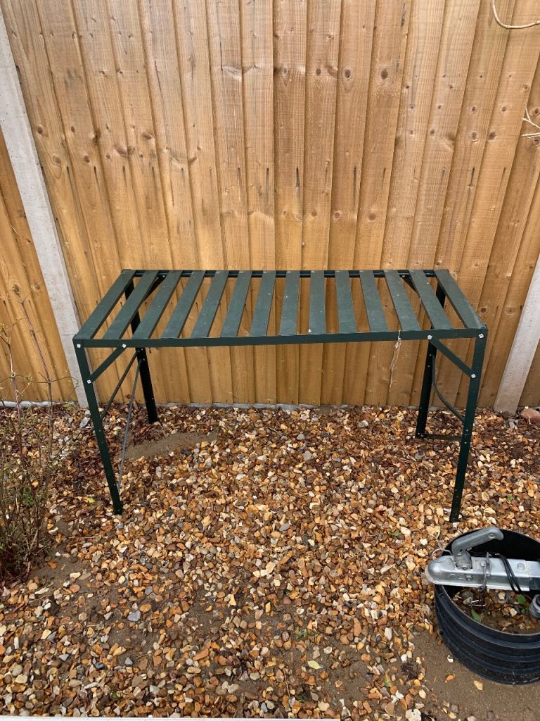 Greenhouse staging/table.