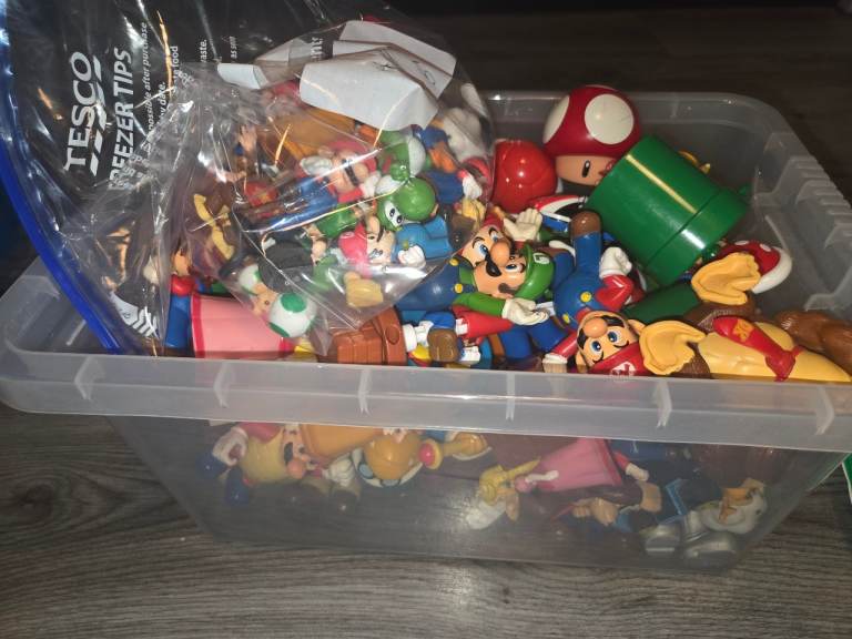 Job lot of Mario toys 