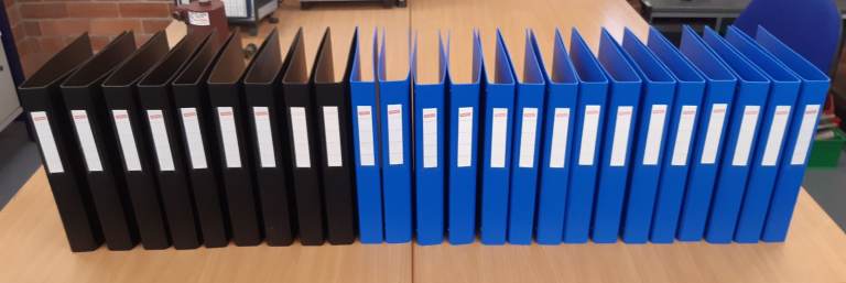 24 x A4 4-Ring Binders (New/Unused)