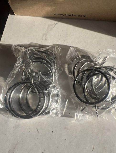 20 Metal Curtain Rings