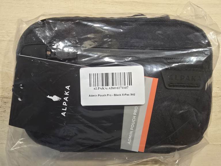 Alpaka Admin Pouch Pro X-Pac X42 Black EDC Mini Tool Bag Genuine NEW TAGS