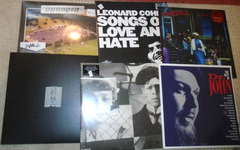 VINYL ALBUMS: MODERN REPRESSES: MOSTLY NEW ROCK/ INDIE POP. PRICES VARY