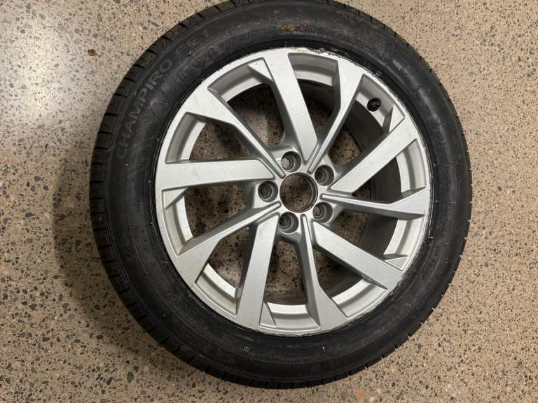 Genuine Audi A1 alloy  & Champiro tyre 
