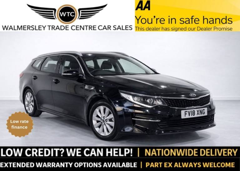 2018 Kia Optima 1.7 CRDi 2 Sportswagon 5dr Diesel Manual Euro 6 (s/s) (139 bhp) Estate Diesel Manual