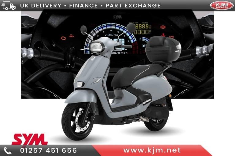 SYM Fiddle 125c NEW Automatic Retro Scooter Commuter Learner Legal CBT Friend...