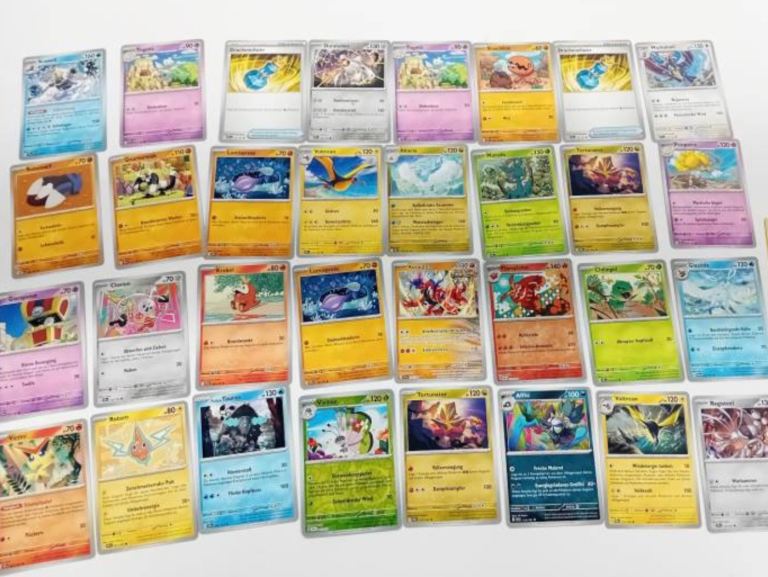 German Pokemon cards, set of 32, collection from west hampstead