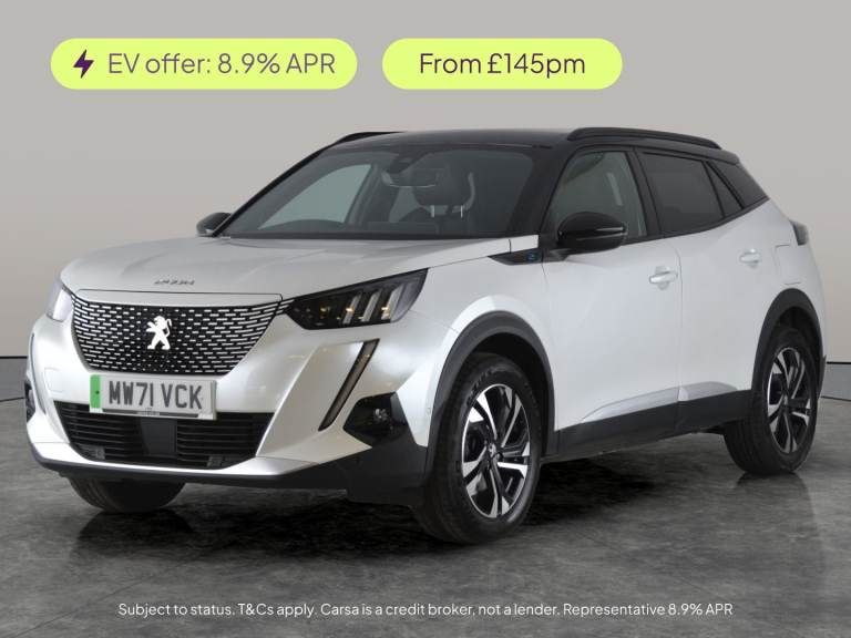 2021 Peugeot 2008 100kW GT 50kWh 5dr Auto HATCHBACK ELECTRIC Automatic