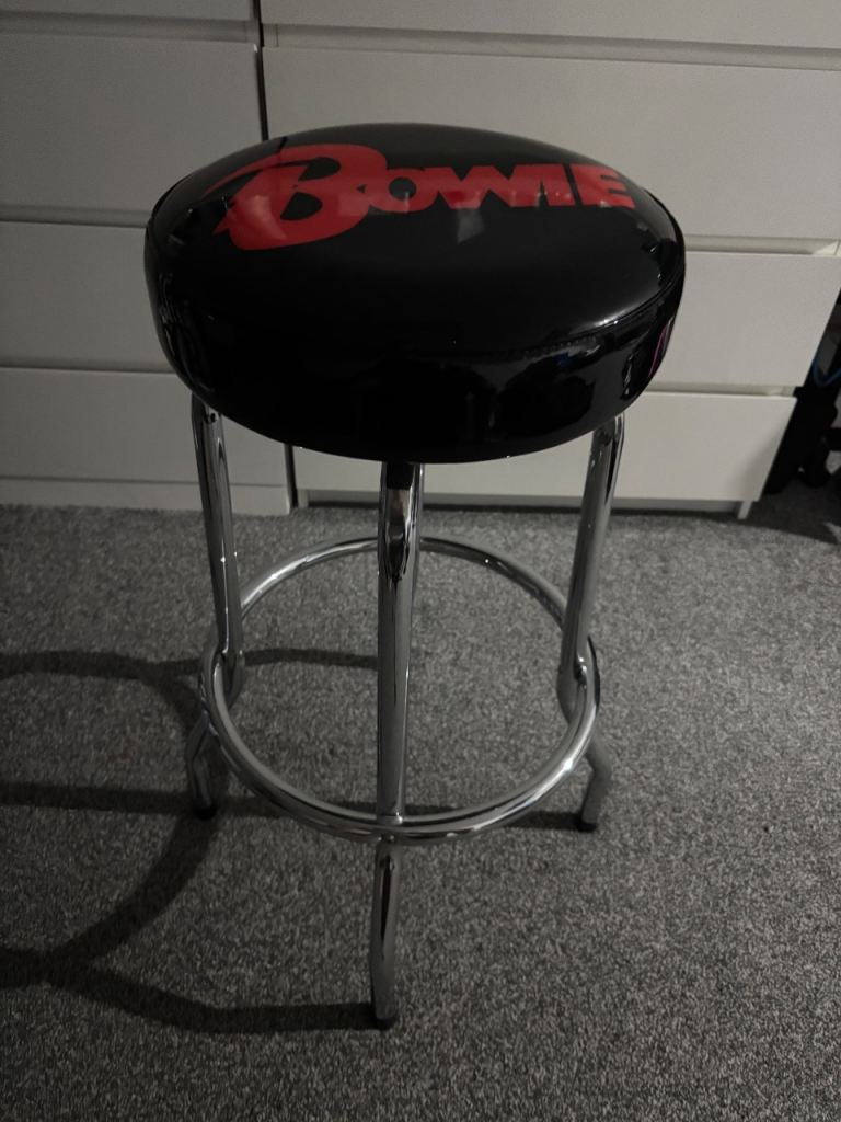 David Bowie Bar Stool