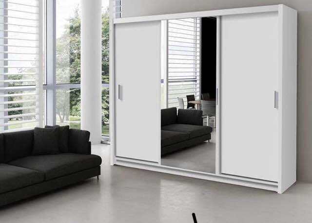 image for GUARANTEED PRICE- BRAND NEW 2 3 DOOR GERMAN SLIDING TWO THREE DOOR WARDROBE IN 4 COLORS *