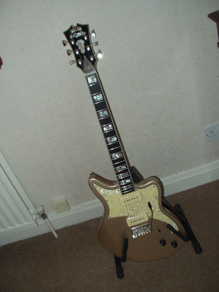D'Angelico Deluxe Bedford Guitar & Case **MINT**