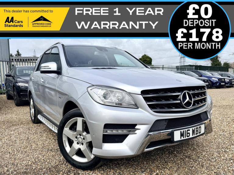 MERCEDES-BENZ M CLASS 3.0 ML350 V6 BlueTEC Sport SUV 5dr Diesel G-Tronic 4WD